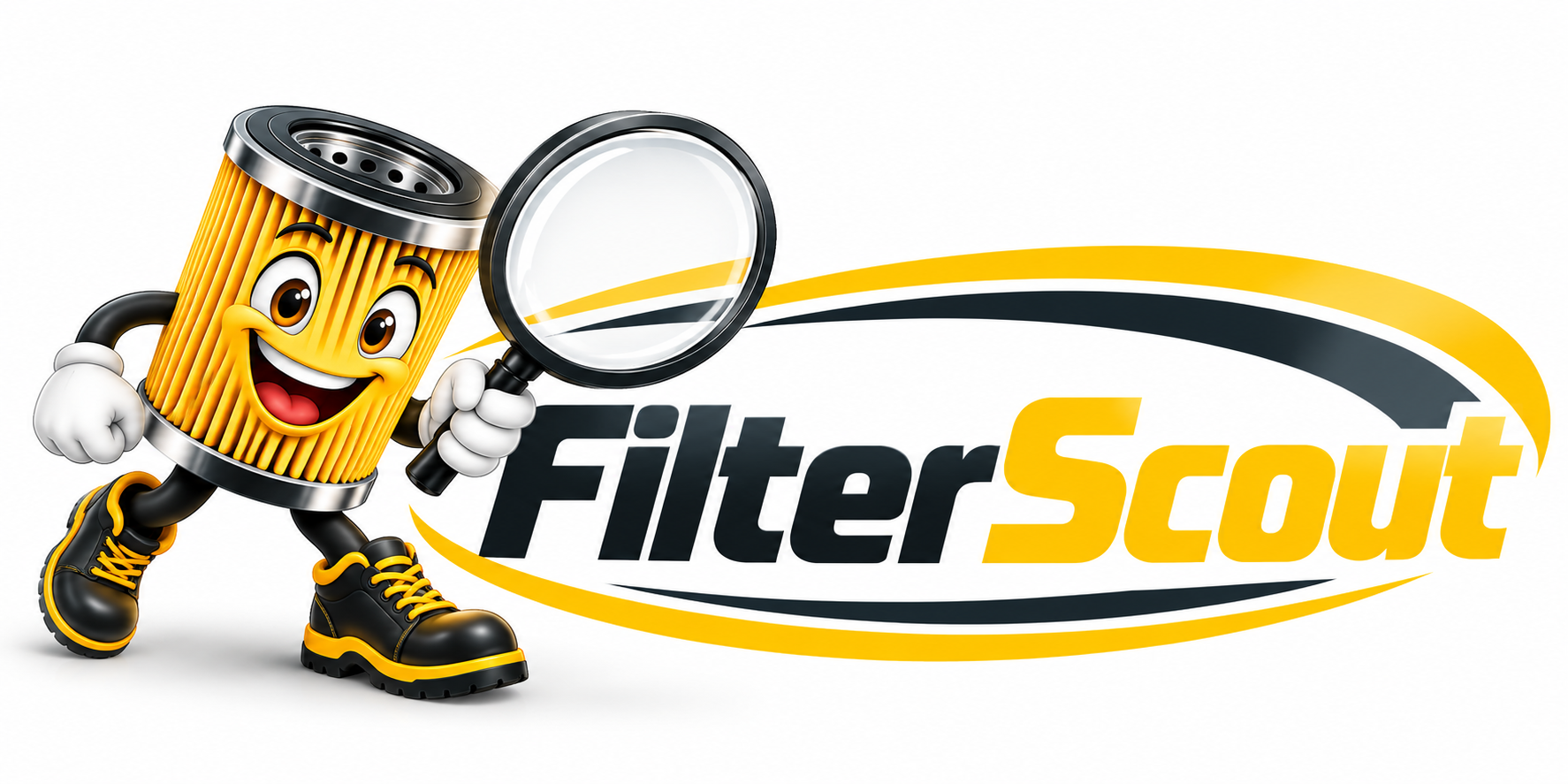 FilterScout – Maskottchen mit Lupe